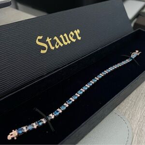 Stauer “Stress Free” Sapphire Tennis Bracelet